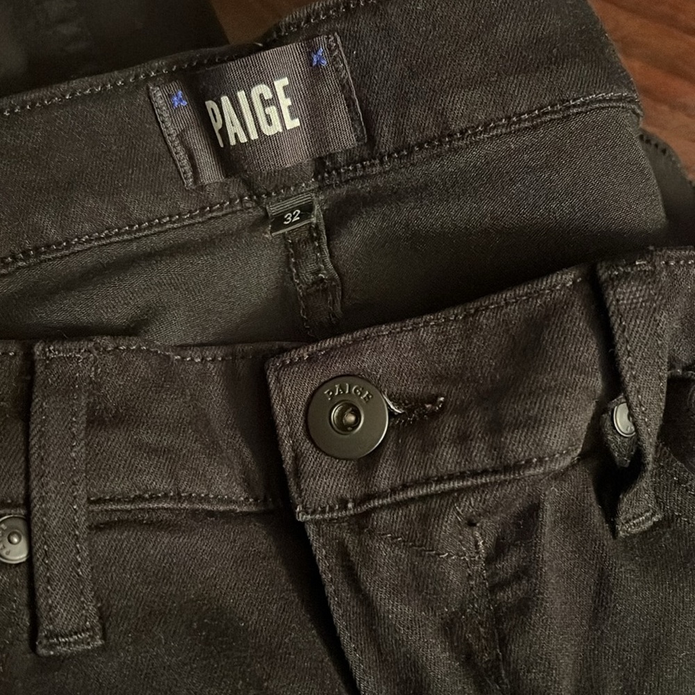 PAIGE Black Lennox men’s jeans 32 waist